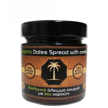 Organic Date Spread With Carob Sugar Free Health Trade 250gr