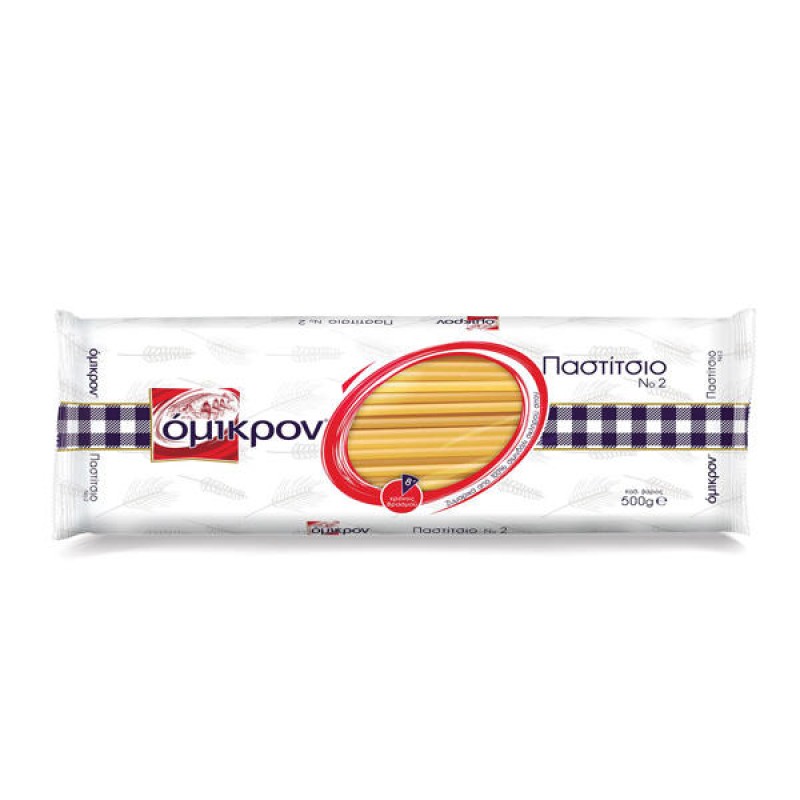 Pasta for Pastitsio No.2 Omicron 500gr