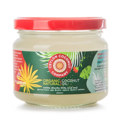 Organic Coconut Oil Gluten Free Ceylon 300gr
