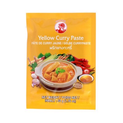 Curry Paste with Yellow Chili Peppers Cock 50gr