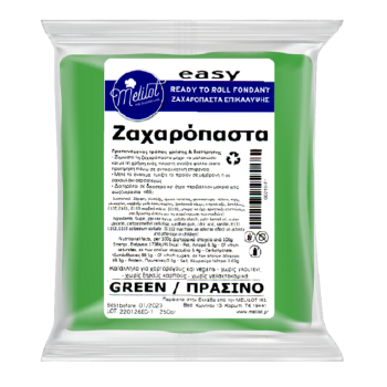 Sugar paste Green 250gr. Melilot Easy