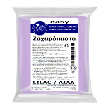 Lilac sugar paste 250gr. Melilot Easy