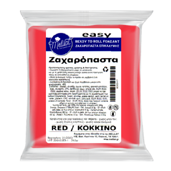Red Sugar Paste 250gr. Melilot Easy