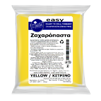 Sugar paste Yellow 1kg Melilot Easy