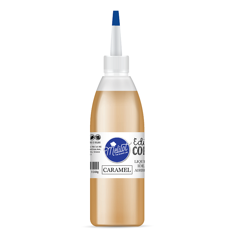 Liquid Confectionery and Airbrush Color Melilot Caramel 130gr
