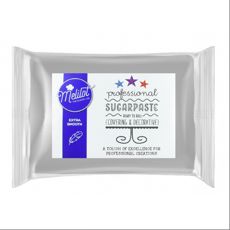 Sugar paste Gray 1kg Melilot Professional