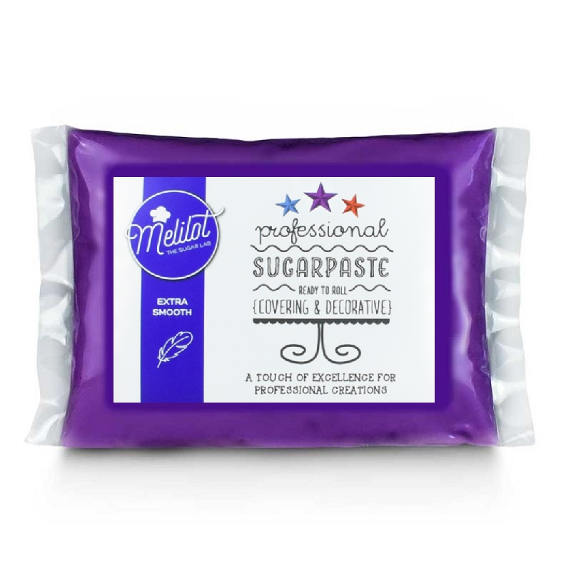Sugar paste Purple 1kg Melilot Professional