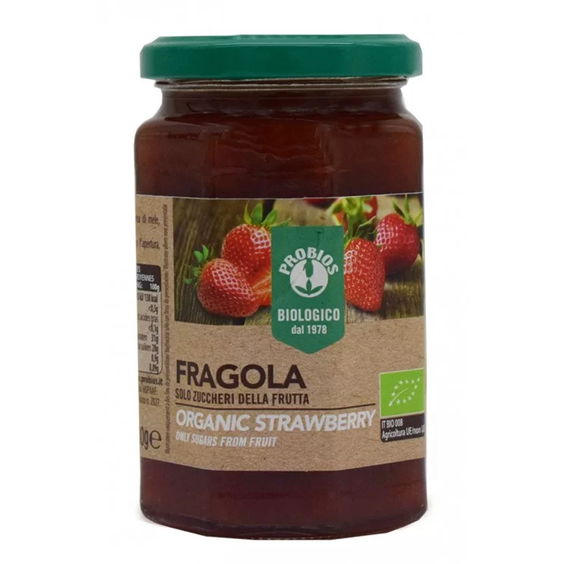 Organic Strawberry Jam Biohealth Probios 330gr