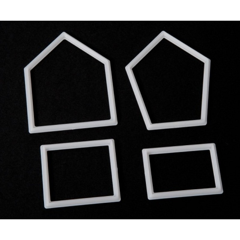 Set of 4 house cutters