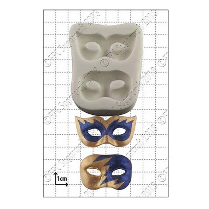 Silicone mold carnival masks