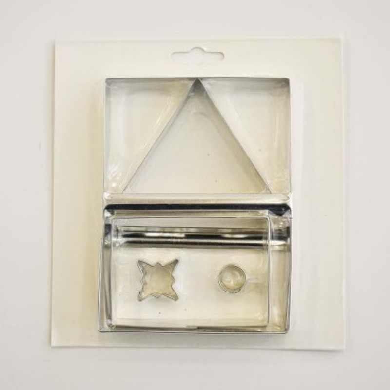 3D Gingerbread House Christmas Cookie Cutter Set 13x10x10cm.