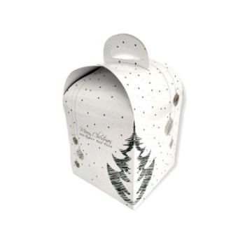 Christmas Box for Panettone White 20x20xH22cm
