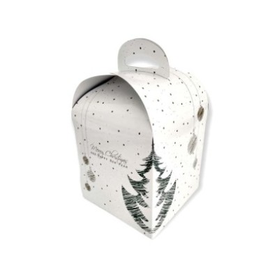 Christmas Box for Panettone White 20x20xH22cm