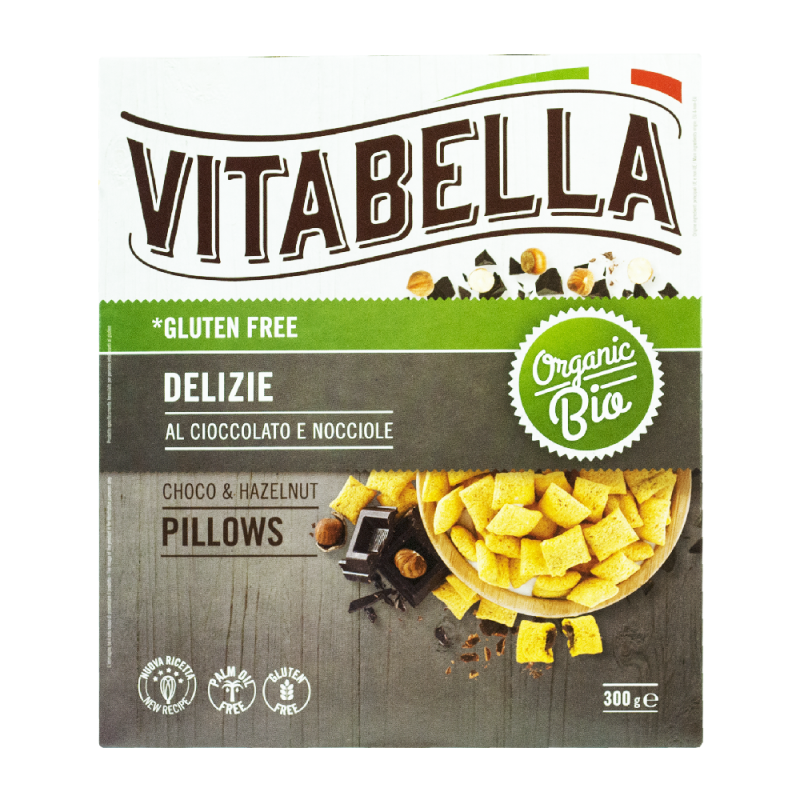Organic Cereal with Chocolate Filling Gluten-free 300g Vitabella