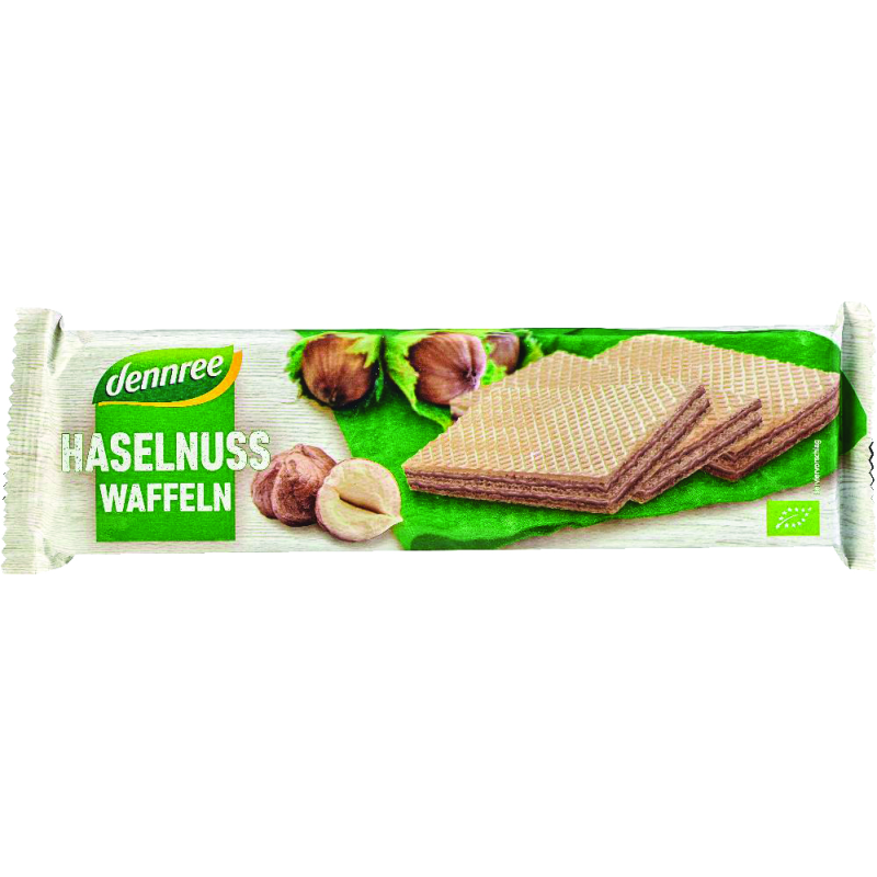 Hazelnut Wafer 125g Dennree Bio Dennree