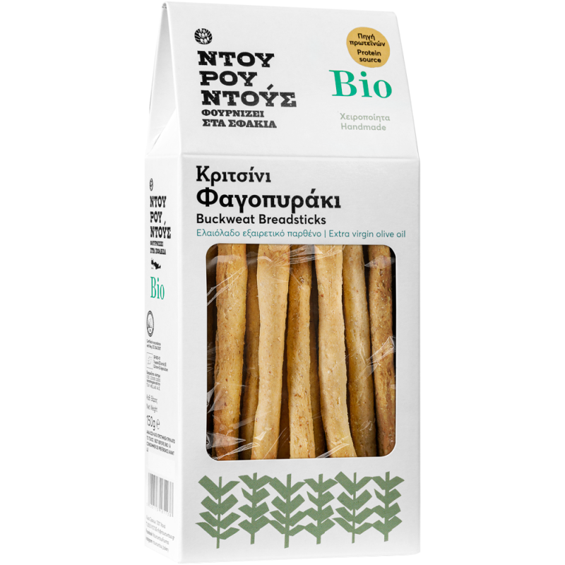 Buckwheat Breadsticks 150g Duroundous Bio Duroundous