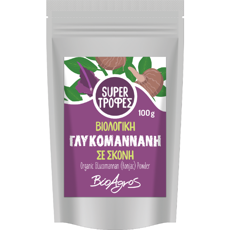 Superfood Glucomannan powder 100g Bioagros Bio Bioagros
