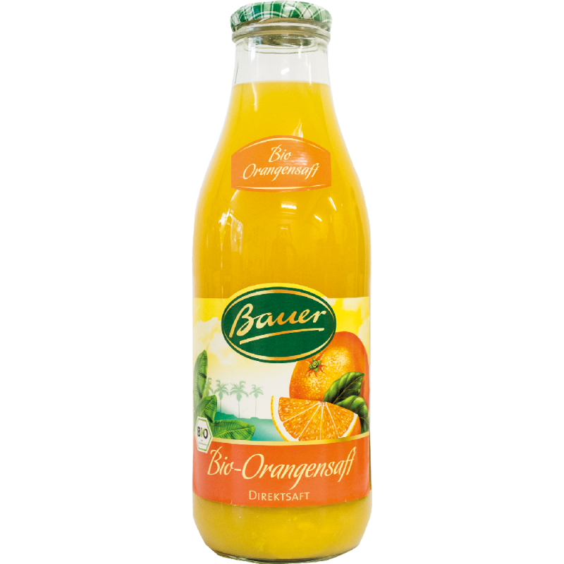 Orange Juice 980mL Bauer Bio Bauer