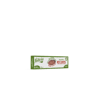 Organic Red Lentil Spaghetti Gluten Free 250g Felicia Felicia