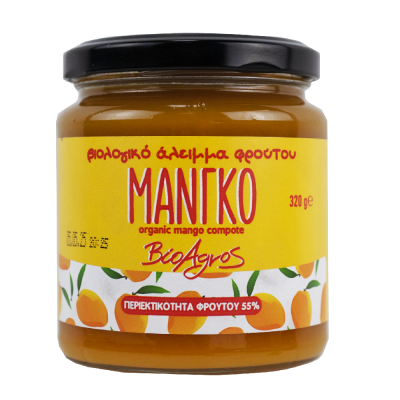 Organic Mango Fruit Spread without sugar 320g Bioagros