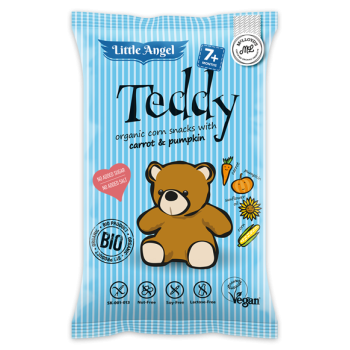 Organic Vegan Baby Shrimp with Carrot and Pumpkin Teddy 30g McLloyd's