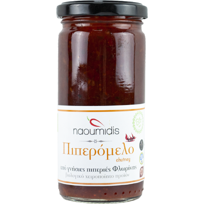 Chutney Pepper Honey Spicy 280g Naoumidis Bio Naoumidis