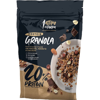 20% Protein Granola with Chocolate and Nuts 300g 1 Attimo In Forma
