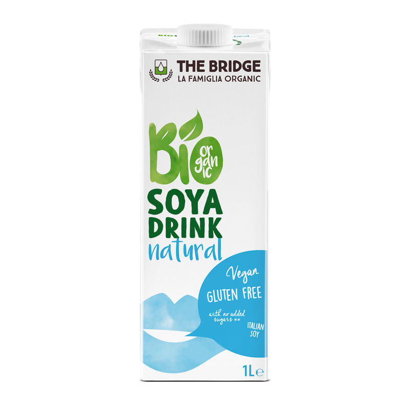 Natural Soy Drink Gluten Free 1L Bridge Bio The Bridge