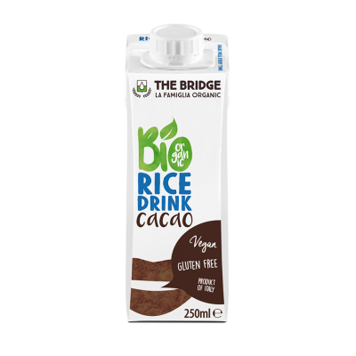 Gluten-free Rice Drink with Cocoa 250mL Bridge Bio The Bridge