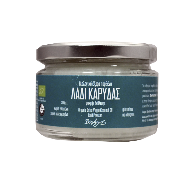Organic Virgin Coconut Oil 200g Bioagros