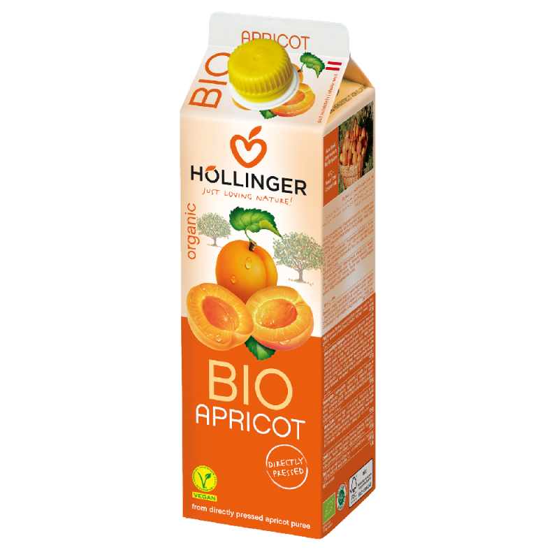 Apricot Juice 1L Hollinger Bio Hollinger