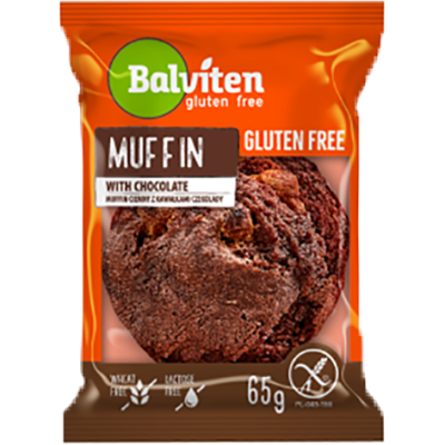 Gluten-free Dark Chocolate Muffin 65g Balviten Balviten