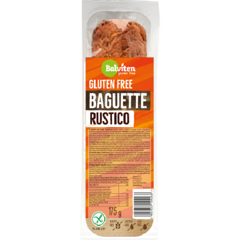 Gluten-free Country Baguette with Seeds 175g Balviten Balviten