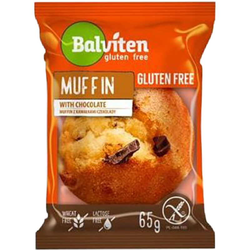 Gluten-free Dark Chocolate Muffin 65g Balviten Balviten