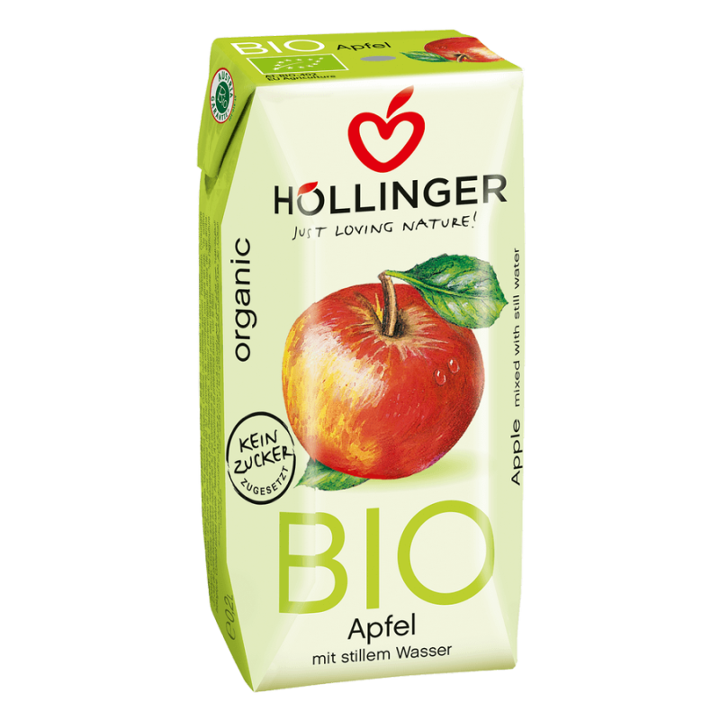 Apple Juice without sugar 200mL Hollinger Bio Hollinger