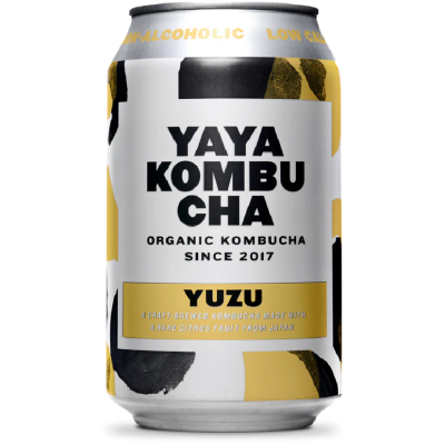 Kombucha with Yuzu 330ml Yaya Kombucha Bio Ya Ya Kombucha