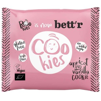Rookies Soft Biscuit With Apricot And Vanilla Roo Bar 40gr