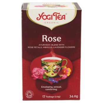 Organic Rose Tea Yogi Tea 17 Sachets 34gr