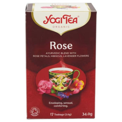 Organic Rose Tea Yogi Tea 17 Sachets 34gr
