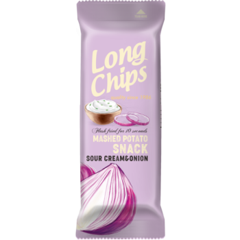 Chips with Sour Cream and Onion Long Chips 75gr