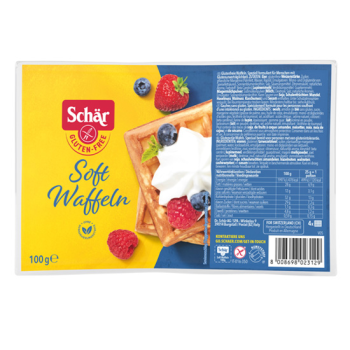 Schar Gluten Free Soft Waffles 100gr