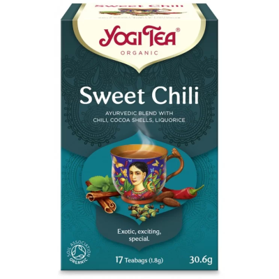 Organic Sweet Chili Tea Yogi Tea 17 Sachets 30.6gr
