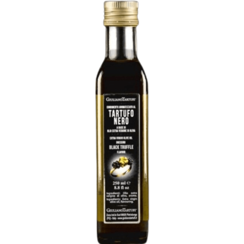 Extra Virgin Olive Oil with Black Truffle Aroma Giuliano Tartufi 250gr