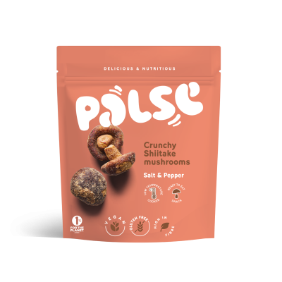 Crispy Mushroom Chips with Salt & Pepper Palse 40gr