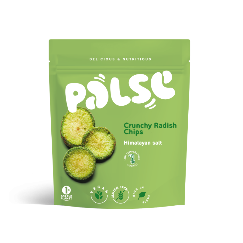 Crispy Radish Chips with Himalayan Salt Palse 50gr