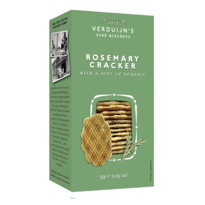 Crackers with Rosemary & Sea Salt Verduijns 75gr