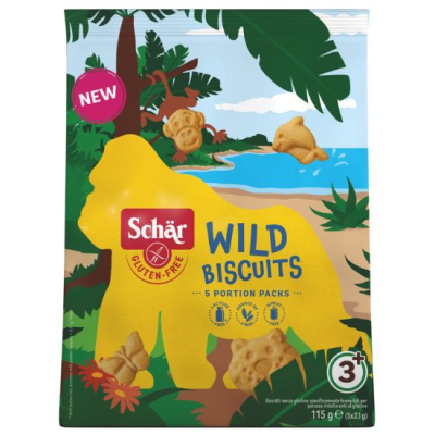 Schar Wild Biscuits Gluten Free Kids Biscuits 115gr