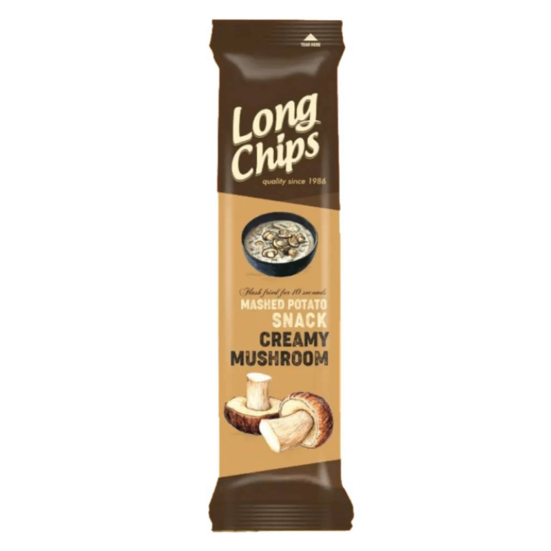 Creamy Mushroom Flavored Chips Long Chips 75gr