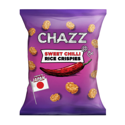 Rice Crackers with Sweet Chilli Flavor Chazz 100gr