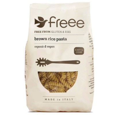 Organic Pasta Screws from Brown Rice Gluten Free Doves Farm 500gr